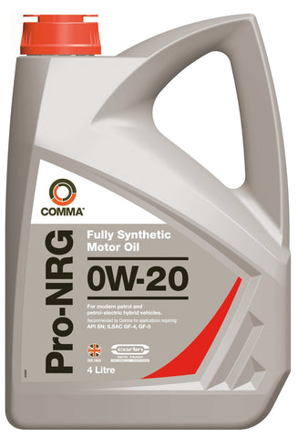 COSAN LUBRICANTS Comma NRG4L Pro-Nrg 0W20, 4 Liter