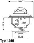 Wahler 4255.87D Thermostat, coolant