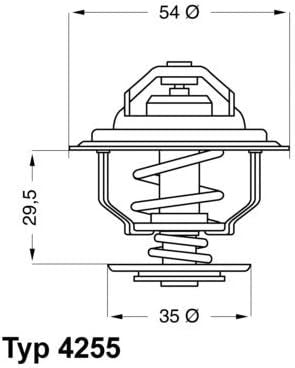 Wahler 4255.87D Thermostat, coolant