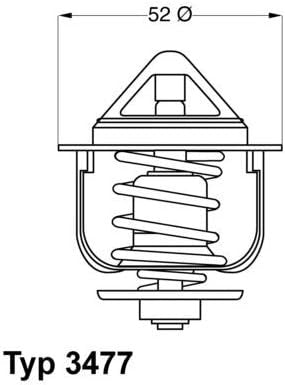 Wahler 3477.88D Thermostat, coolant