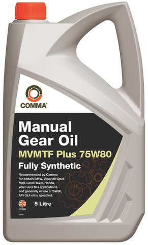 Comma MVP75805L Manual Transmission Fluid, 5 Liters