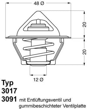 WAHLER 3017.92D50 Engine Cooling