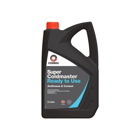 Comma SCC5L Super Coldmaster Ready to Use Antifreeze and Coolant, 5000mL