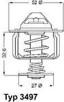 Wahler 3497.88D Thermostat, coolant