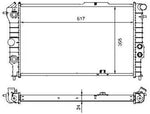 NRF 58973 Radiator, engine cooling