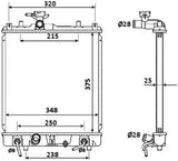 NRF 53927 Radiator, engine cooling