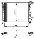 NRF 58207 Radiator, engine cooling