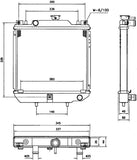 NRF 52110 Radiator, engine cooling