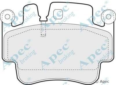 APEC PAD1409 Brake Pad