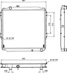 NRF 52088 Radiator, engine cooling