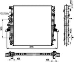 NRF 53097 Radiator, engine cooling