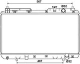 NRF 53506 Radiator, engine cooling