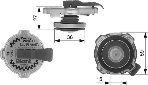 Eurotec RC10382 Radiator Cap