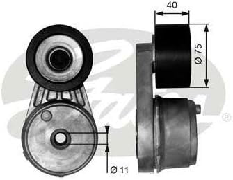 Gates T38645 Tensioner Pulley, Ribbed Drive Belt