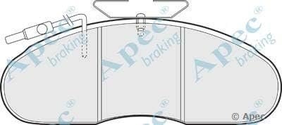 APEC PAD838 Brake Pad