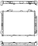 NRF 58098 Radiator, engine cooling