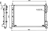 NRF 58219 Radiator, engine cooling