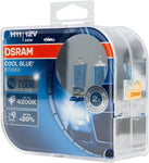 OSRAM COOL BLUE INTENSE H11, headlight bulb for halogen headlamps, xenon effect for white light, 64211CBI-HCB, 12 V passenger car, duobox (2 units)