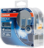 OSRAM COOL BLUE INTENSE H11, headlight bulb for halogen headlamps, xenon effect for white light, 64211CBI-HCB, 12 V passenger car, duobox (2 units)