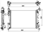 NRF 53115 Radiator, engine cooling