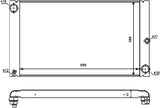 NRF 53725 Radiator, engine cooling