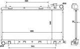 NRF 53815 Radiator, engine cooling