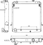 NRF 52185 Radiator, engine cooling