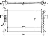 NRF 54668 Radiator, engine cooling