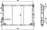 NRF 58123 Radiator, engine cooling