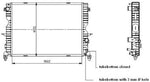 NRF 509729 Radiator, engine cooling