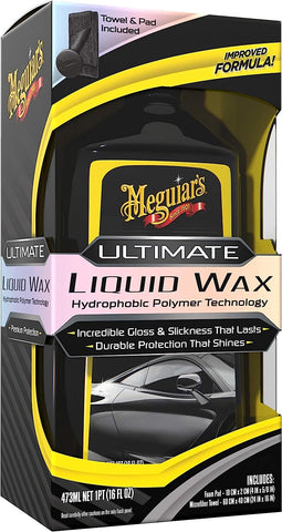 Meguiar's G210516EU Ultimate Liquid Wax 473ml, Incredible Gloss & Slickness That Lasts