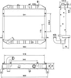 NRF 52073 Radiator, engine cooling