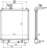 NRF 53824 Radiator, engine cooling