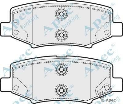 APEC PAD1687 Brake Pad