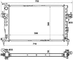 NRF 58282 Radiator, engine cooling