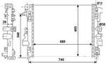 NRF 53801 Radiator, engine cooling