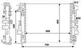 NRF 53801 Radiator, engine cooling