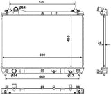 NRF 53917 Radiator, engine cooling