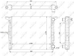 Nrf 519523 - Radiator, engine cooling