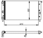 NRF 54700 Radiator, engine cooling