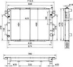 NRF 52144 Radiator, engine cooling