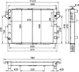 NRF 52144 Radiator, engine cooling