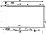 NRF 53033 Radiator, engine cooling