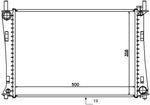 NRF 53740 Radiator, engine cooling