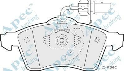 AUTOMOTIVE POWER EQUIPMENT CO PAD1182 Brake Pad