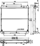 NRF 52068 Radiator, engine cooling