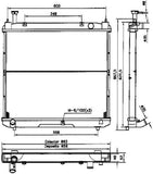 NRF 52068 Radiator, engine cooling