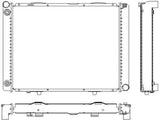 NRF 52023 Radiator, engine cooling