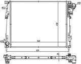 NRF 53966 Radiator, engine cooling