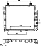 NRF 50533 Radiator, engine cooling